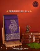 Royal Peacock Bhishnupuri Silk Sare