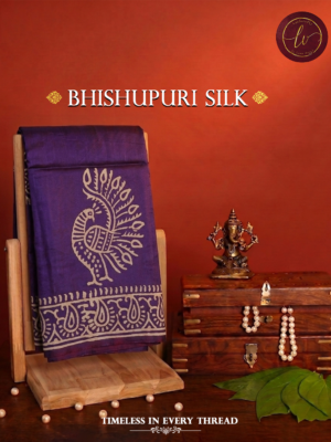 Royal Peacock Bhishnupuri Silk Sare