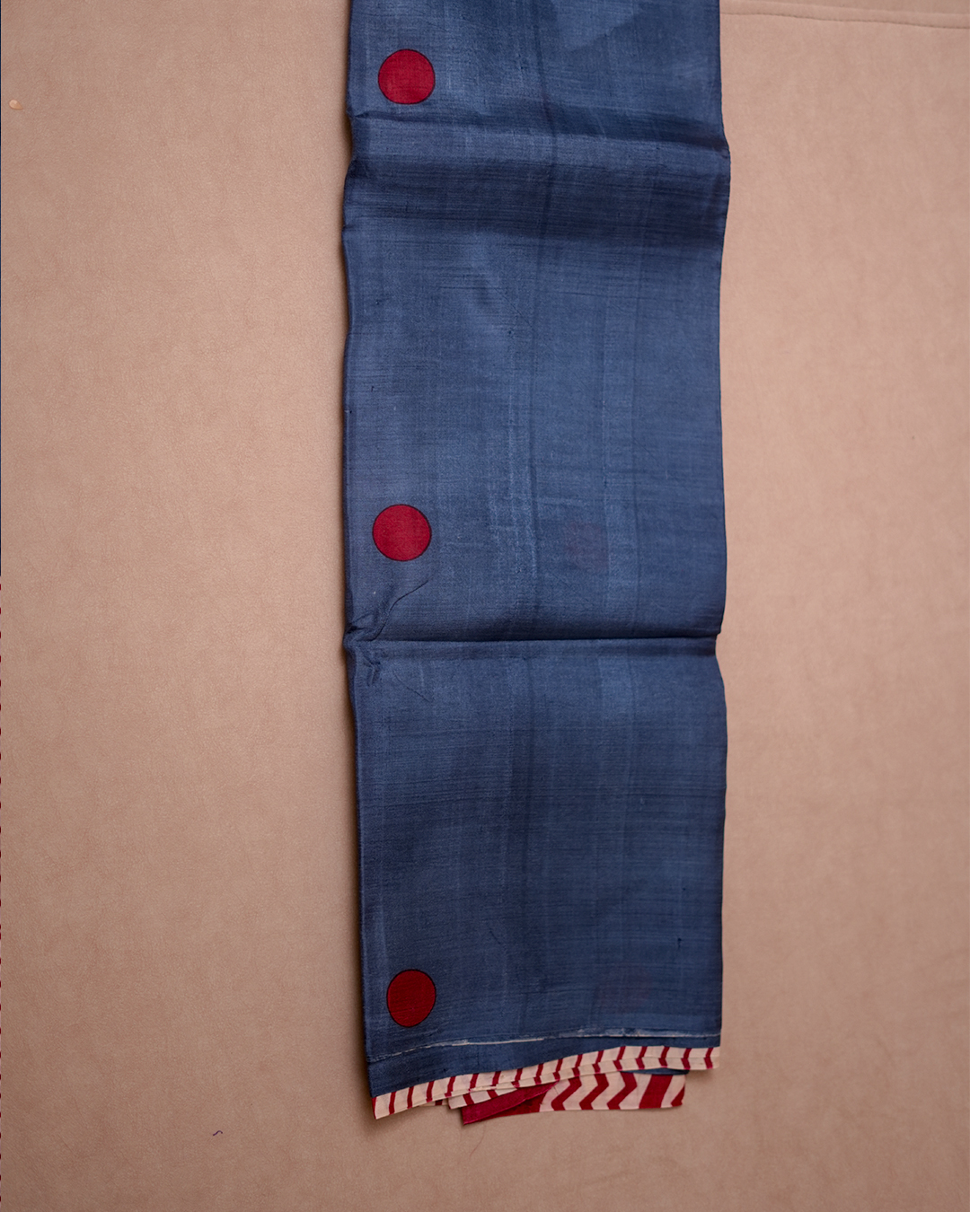 Midnight Polka Bhishnupuri Silk Saree - Image 5