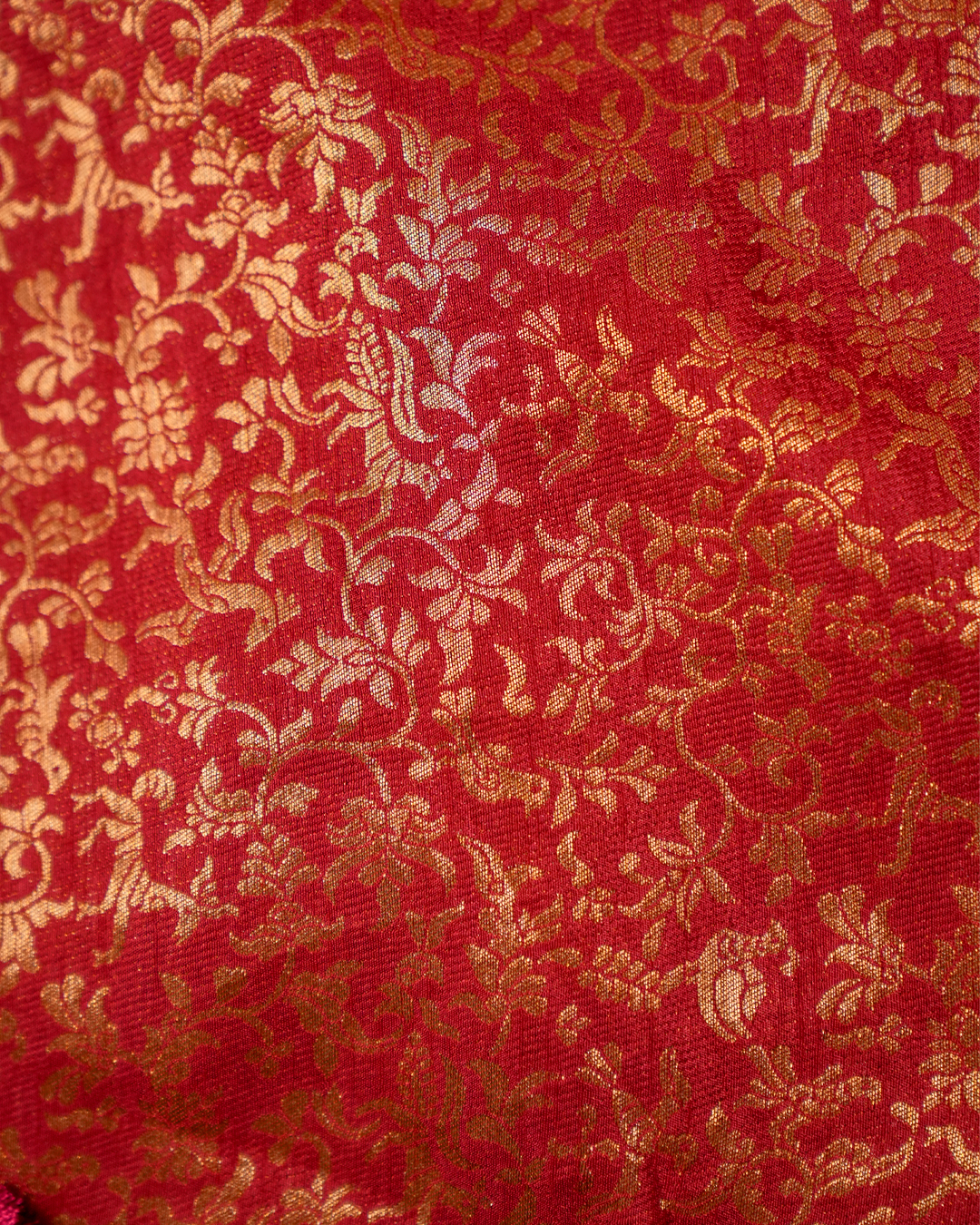 Neelambara Crepe Silk Saree with Meenakari Thread Embroidery - Image 6