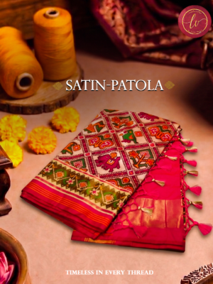 Satin Patola Saree