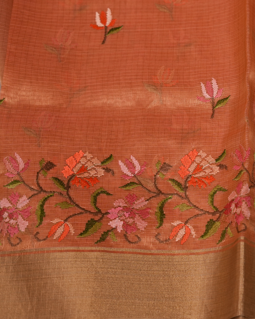 Rani Patola Satin Saree - Image 5