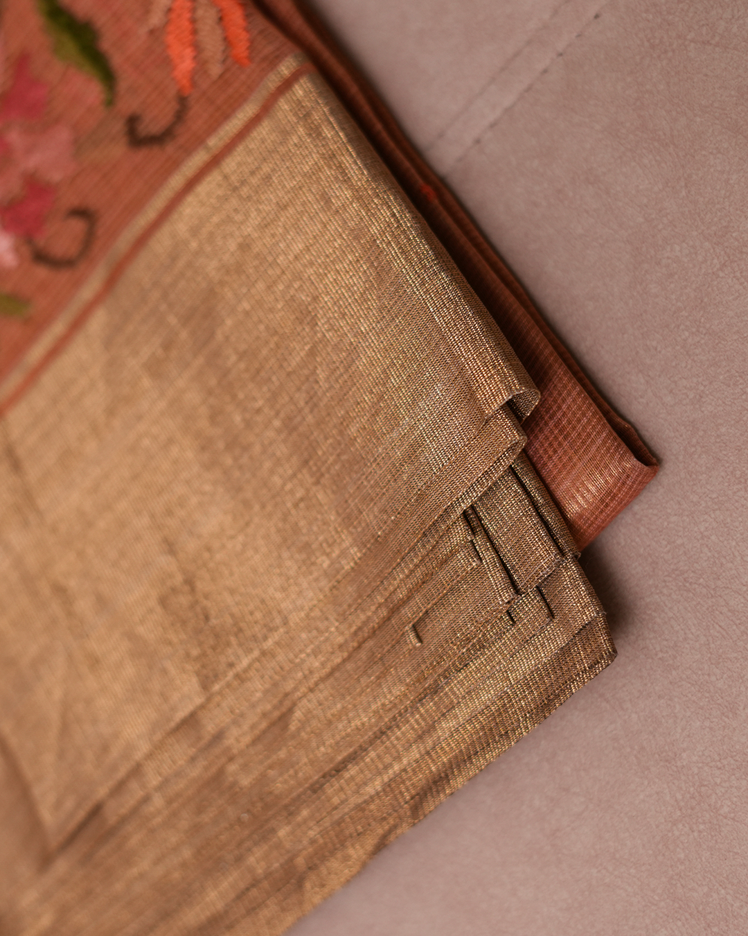 Rani Patola Satin Saree - Image 3